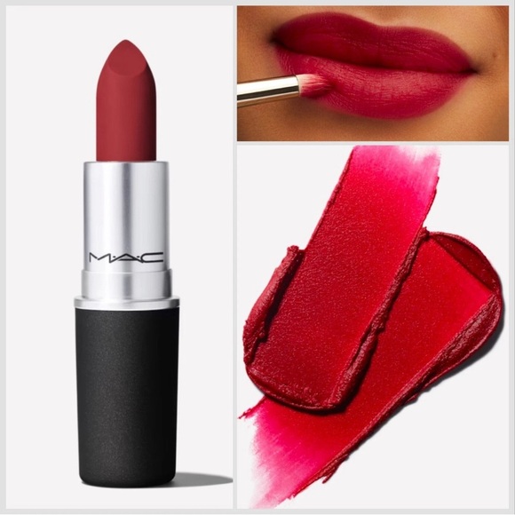 MAC Powder Kiss Lipstick NIB (935 Ruby New) 3 g / 0.1 oz - Picture 3 of 3